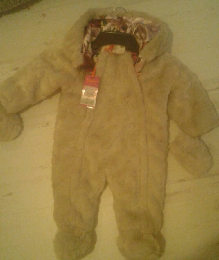 ted baker fur snowsuit